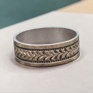 Men's Antique 14k And Sterling Ring
